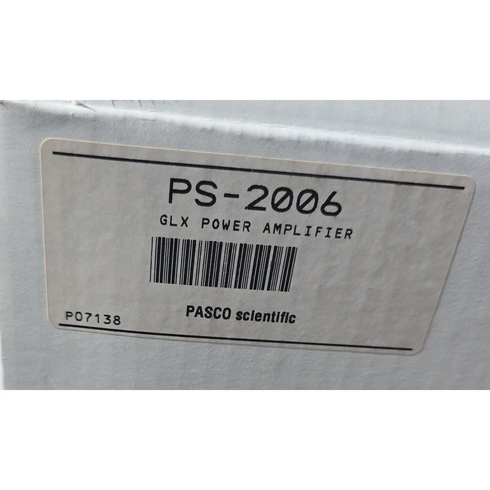 PASCO Scientific Xplorer GLX Power Amplifier PS-2006 Blue Science Lab Equipment